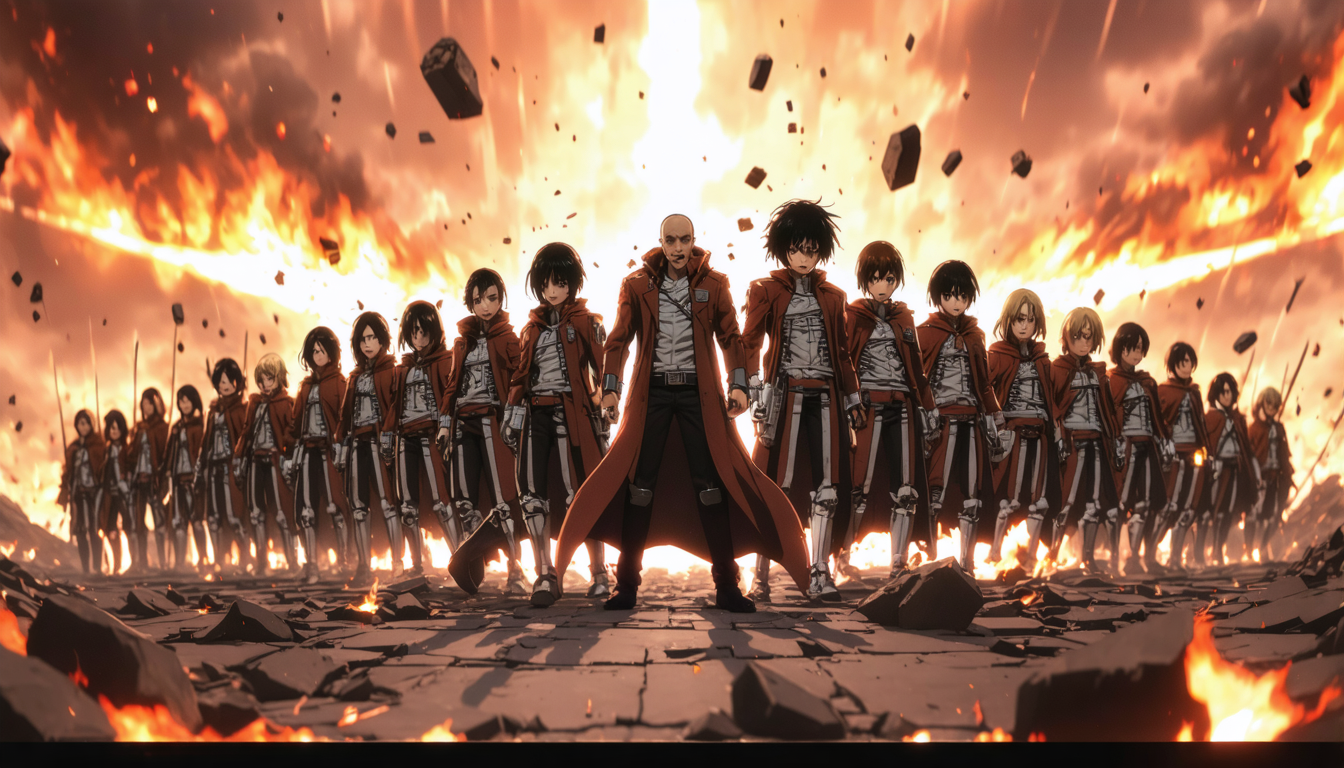 explorez les principaux héros et antagonistes de l'attaque des titans : profils des personnages emblématiques, alliances et rivalités qui rythment l'intrigue de ce manga culte.