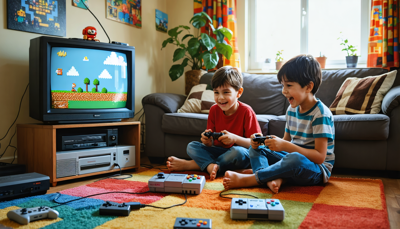 plongez dans la nostalgie et redécouvrez les plaisirs des jeux vidéo de votre jeunesse : souvenirs, émotions et grands classiques au rendez-vous.